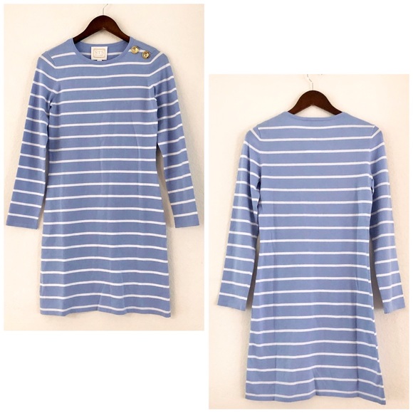 NWT Sail To Sable STS Striped Cotton Sweater Dress - Picture 6 of 8